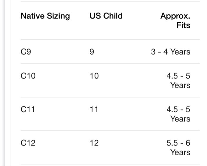 crocs sizing uk